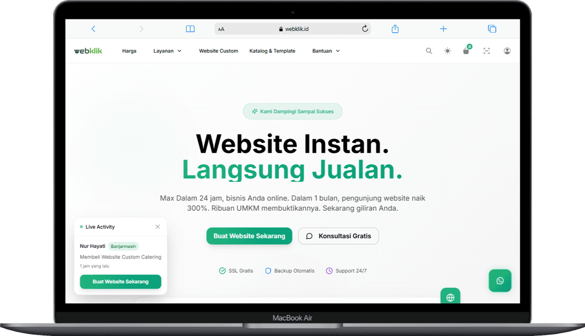 Webklik - Website Instant Solution