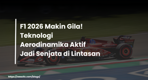 F1 2026 Makin Gila! Teknologi Aerodinamika Aktif Jadi Senjata di Lintasan (1)
